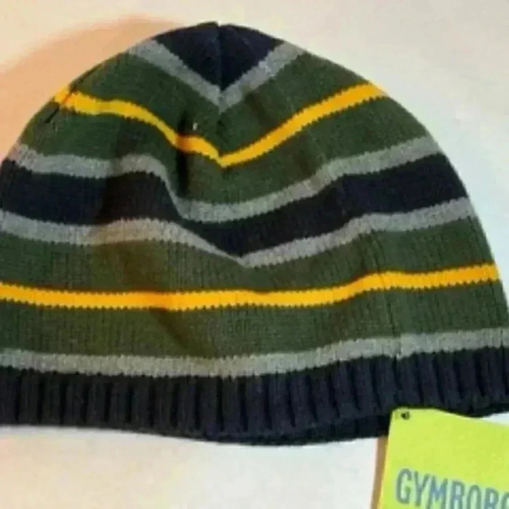 Gymboree Children’s Hats Beanies Lot Of 2 Striped Hats 12 To 24‎ Months NWT